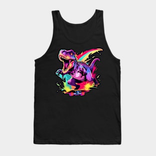 t rex skaterboard Tank Top